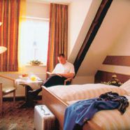 Ein Zimmer im Hotel Willecke