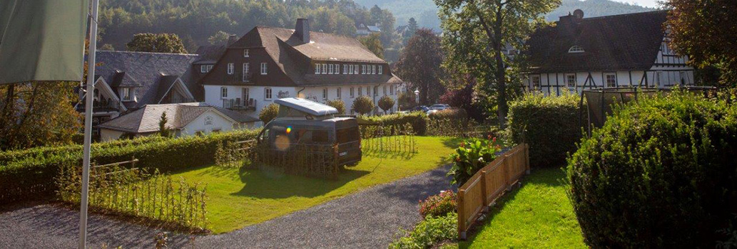 Einstellplätze für Wohnmobile im Sauerland
